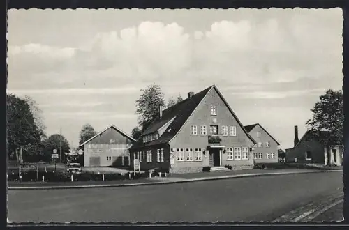 AK Tewel /Soltau, Gasthof zur Linde Inh. H. Hauschild