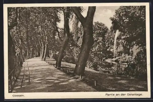 AK Giessen, Partie an der Ostanlage