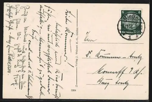 AK Giessen, Partie an der Ostanlage