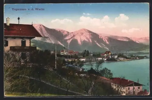 AK Tegernsee, Blick v. d. Wacht