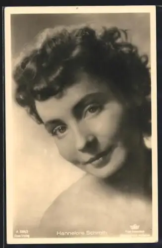 AK Hannelore Schroth, Portrait der Schauspielerin