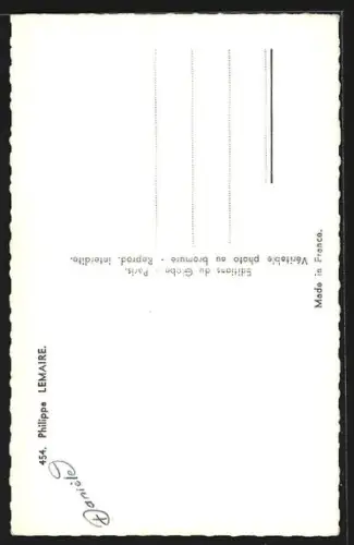 AK Schauspieler Philippe Lemaire mit charmantem Blick