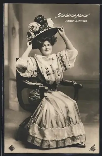 AK Schauspielerin Annie Dirkens in Die blaue Maus
