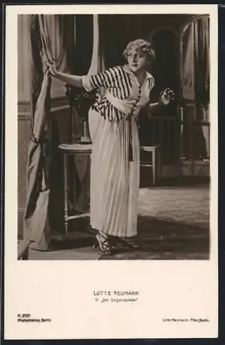 AK Schauspielerin Lotte Neumann in Der Geigenspieler