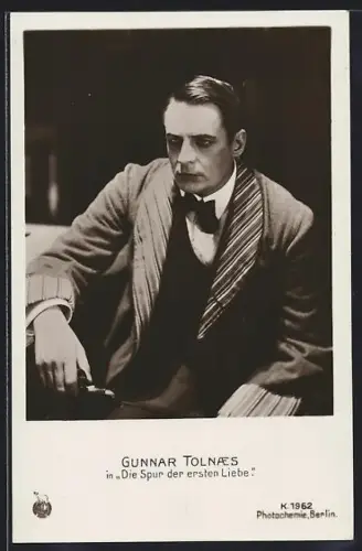 AK Schauspieler Gunnar Tolnäs in die Spur der ersten Liebe