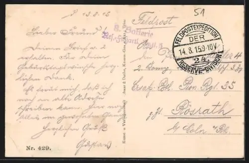 AK Bétheniville, Feldlazarett