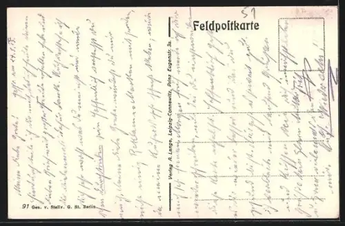 AK Béthenville, Près de l`usine électrique, maison détruite par une bombe aérienne