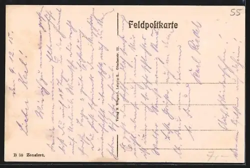 AK St. Souplet, La meule avec des soldats pendant la campagne 1914/15