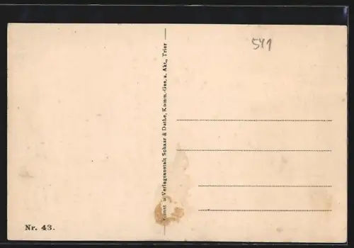 AK La Chapelle, Rue principale avec maisons endommagées