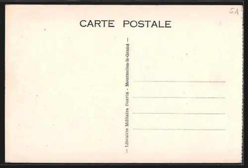 AK Mourmelon, Le Nouveau Camp de Division, Pavillons de troupe, côté Est