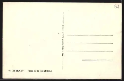 AK Épernay, Place de la République