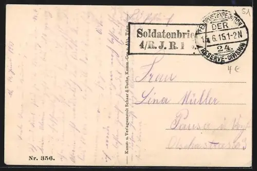 AK Bétheniville, Place du village avec église et habitants