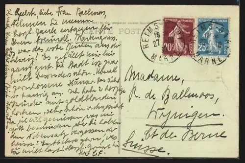 AK Reims, Rue de Tillois et Place d`Erlon