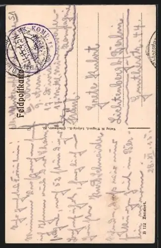 AK Brimont bei Reims, Schloss Brimont, Feldzug 1914/15