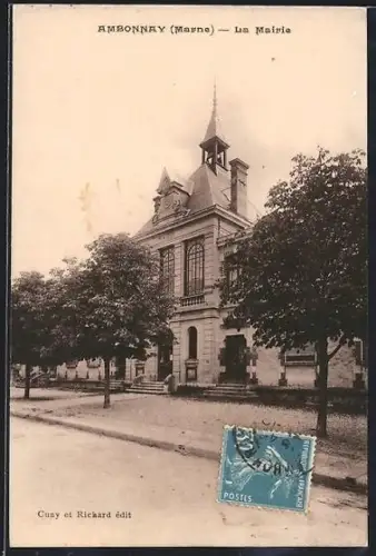 AK Ambonnay /Marne, La Mairie