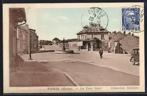 AK Fismes /Marne, Le Pont Neuf