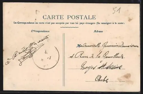 AK Châlons-sur-Marne, Quartier Forgout, 25e d`Artillerie, Le Défilé de la Garde