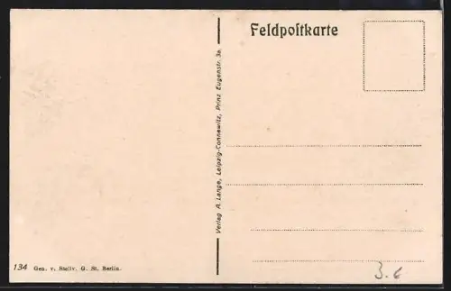 AK Beine, Ruines d`un bâtiment avec travailleurs en action