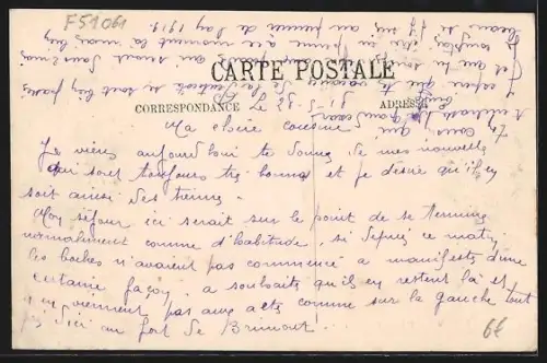 AK Reims, La Caserne Colbert avant le bombardement