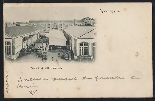 AK Épernay, Usine Moët & Chandon avec activités industrielles