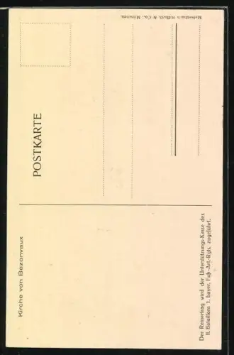 AK Bezonvaux, Kirche des Ortes