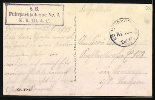 AK Vigneulles-les Hatton, Soldaten im zerstörten Ort