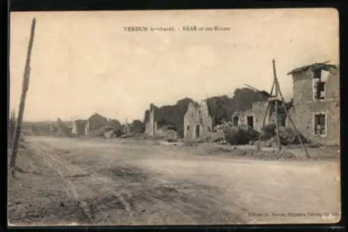 AK Bras /Verdun, Bombardé, Panorama