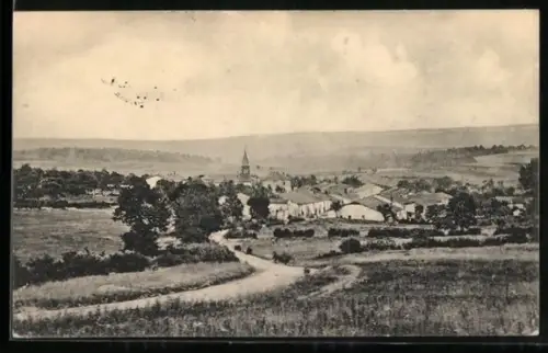 AK Septsarges, Panorama, Weg zum Dorf