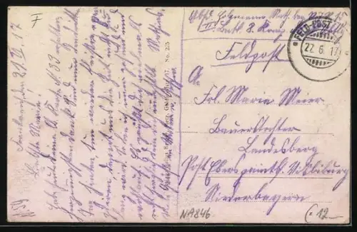 AK Aprémont, Vue partielle d`une rue détruite