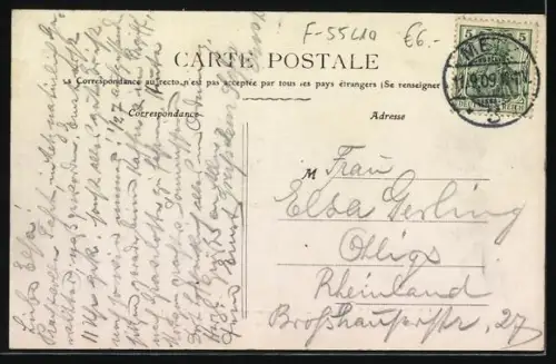 AK Herbeuville /Meuse, Vue panoramique prise de la Cote