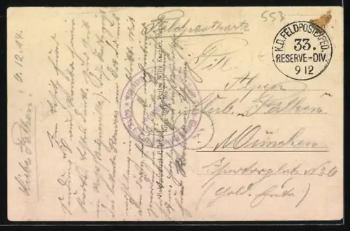 AK Rouvres, Vue de la ville détruite