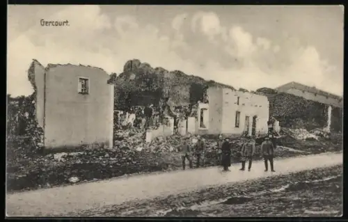 AK Gercourt, Une rue