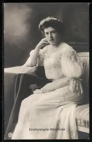 AK Erzherzogin Henriette, Tochter des Erzherzogs Friedrich