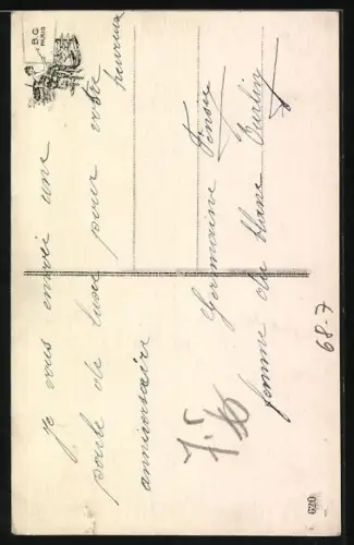 Künstler-AK In Pelz gekleidete Frau mit hohen Schuhen