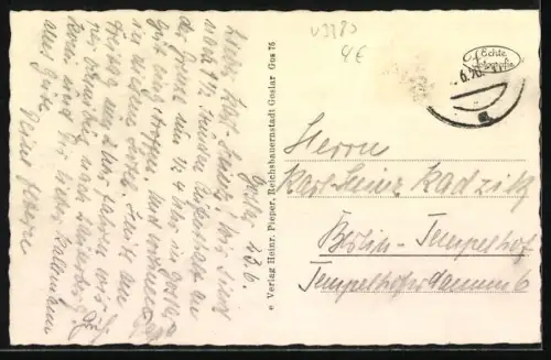 AK Goslar, Hotel Der Achtermann, Inh. Heinrich Pieper