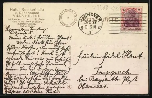 AK Okertal, Partie mit kleiner Brücke