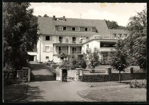 AK Bad Salzhausen v. d. Vogelsberg, Sanatorium Dr. Knoell, Aussenperspektive