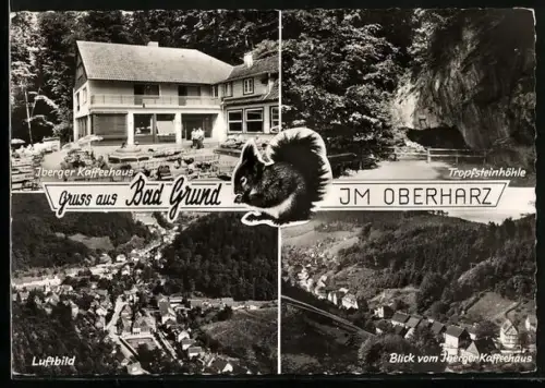 AK Bad Grund im Oberharz, Kaffee-Restaurant Iberger Kaffeehaus, Bes. W. und M. Johannsmann