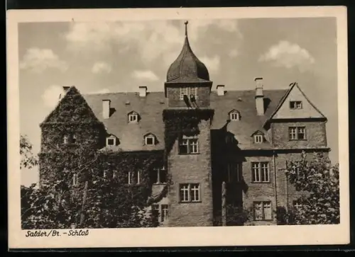 AK Salder /Br., Blick auf das Schloss
