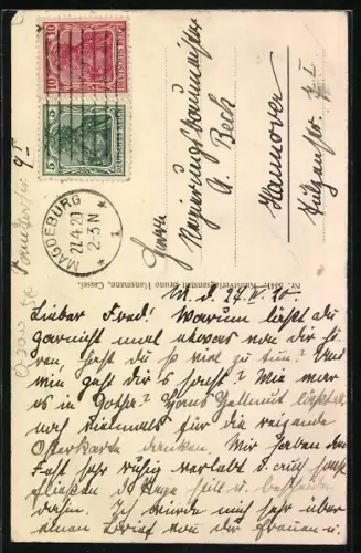 AK Magdeburg, Blick zum Dom