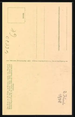 AK Worms, Blick zum Dom zu St. Peter