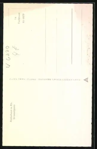 AK Rüdesheim a. Rh., Gasthof Drosselhof in der Drosselgasse