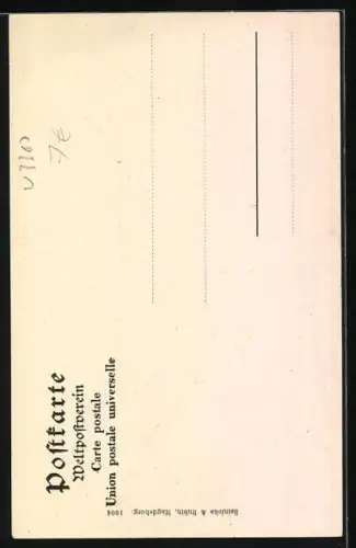 AK Goslar, Blick in die Marktstrasse