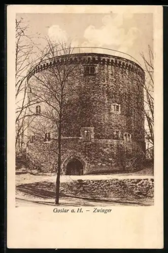 AK Goslar a. H., Blick zum Zwinger