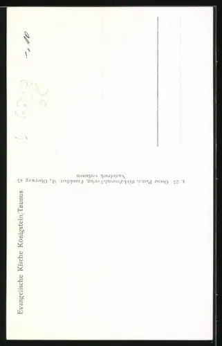 AK Königstein i. Taunus, Evangelische Kirche