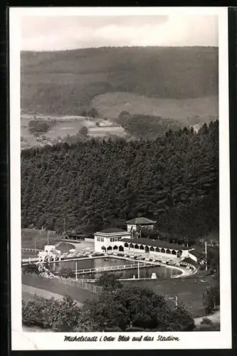 AK Michelstadt i. Odw., Blick auf das Stadion