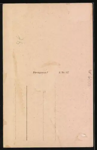 AK Alt-Frankfurt, Gasthof zum steinernen Haus, Blick vom Markt auf den Römer