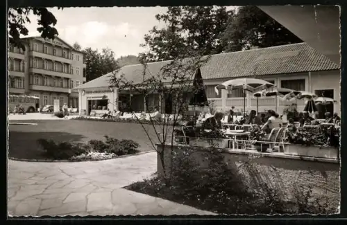 AK Bad Harzburg, Café Deckel mit Kurhaus-Verwaltung