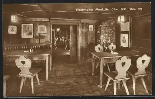 AK Berlin, Gasthaus Weinkeller J. C. Lutter A. G., Charlottenstrasse 49