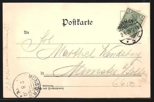 AK Bremen, Hilmanns Hotel und Europäischer Hof